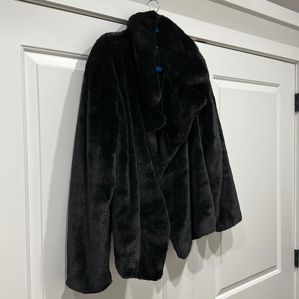 Faux fur jacket